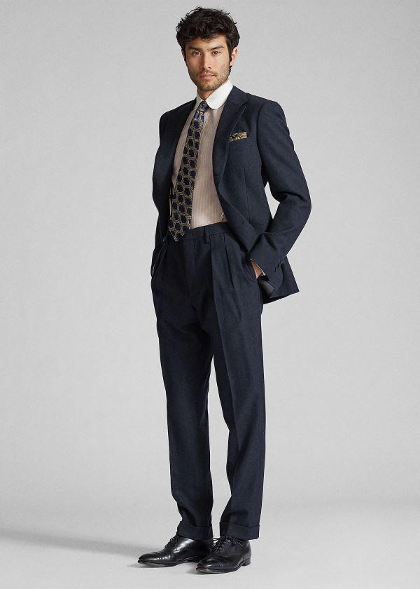 Men's Ralph Lauren Herringbone Suit Jacket | 982761GUC